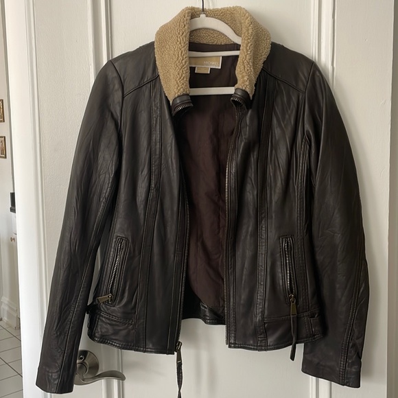 Vintage Michael Kors leather jacket - Picture 1 of 5